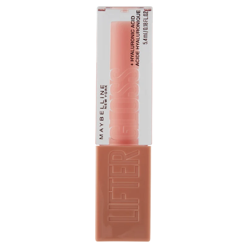 Maybelline New York Lifter Gloss, Lucidalabbra con acido ialuronico, Ice (002), 5,4 ml