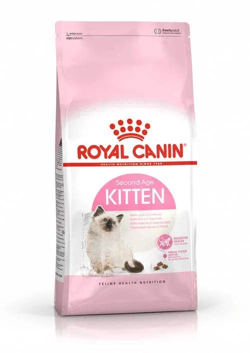 Royal Canin Feline Second Age Kitten Crocchette Per Gattini Sacco 10kg
