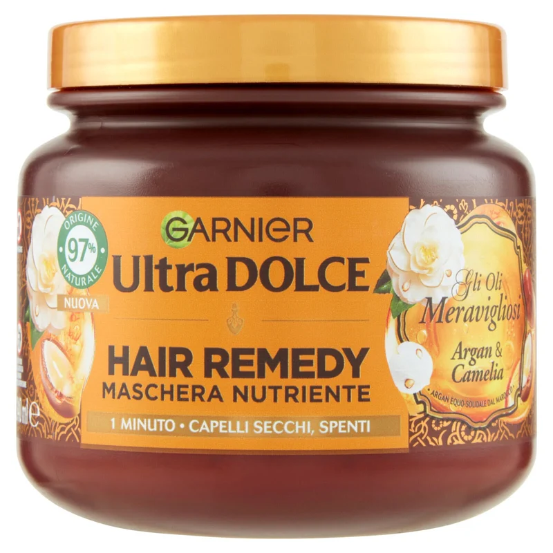 Garnier Ultra Dolce Gli Oli Meravigliosi Maschera Nutriente Hair Remedy 340 ml
