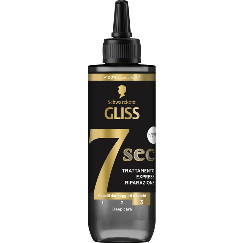 GLISS - Siero riparazione notturna per capelli danneggiati e secchi - 200 ml