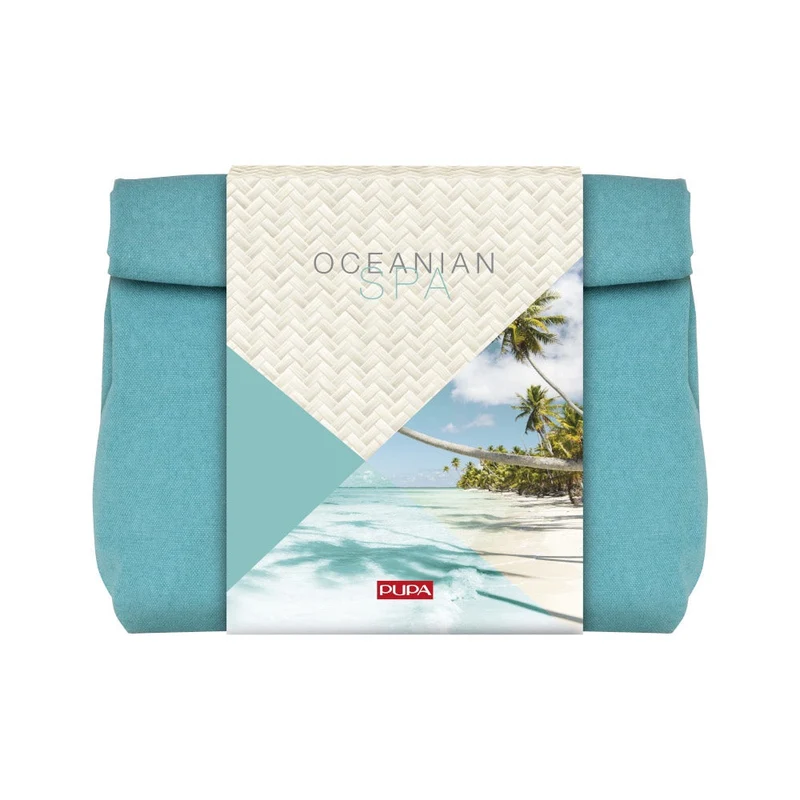 Pupa Kit Oceanian Spa II Scrub Detergente 250ml + Fluido Spray Benessere 200ml + Pochette