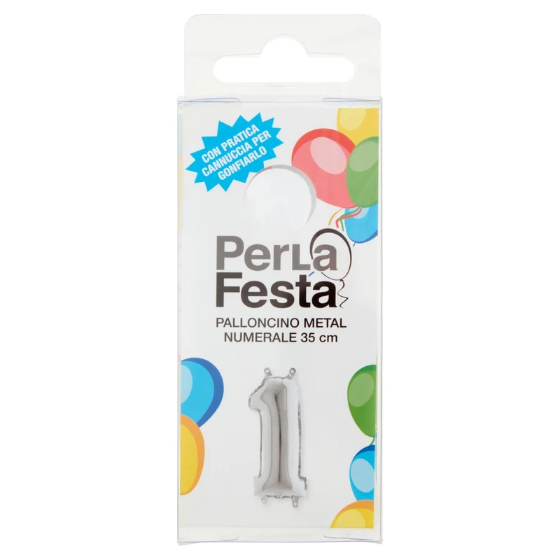 PerLa Festa Palloncino Metal Numerale 35 cm n. 1
