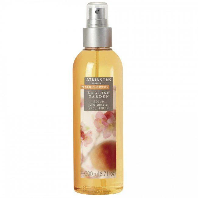English Garden Peach Flowers Acqua Per Il Corpo