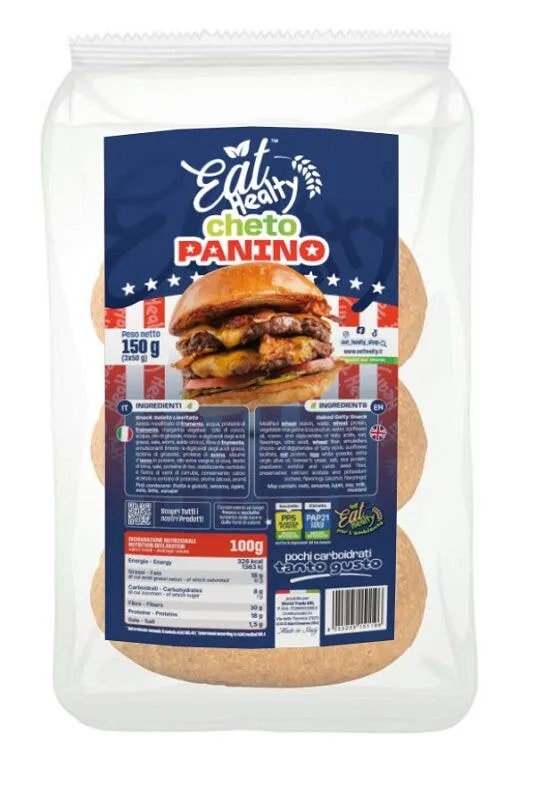 EAT HEALTY CHET PANINO 3PZ 50G