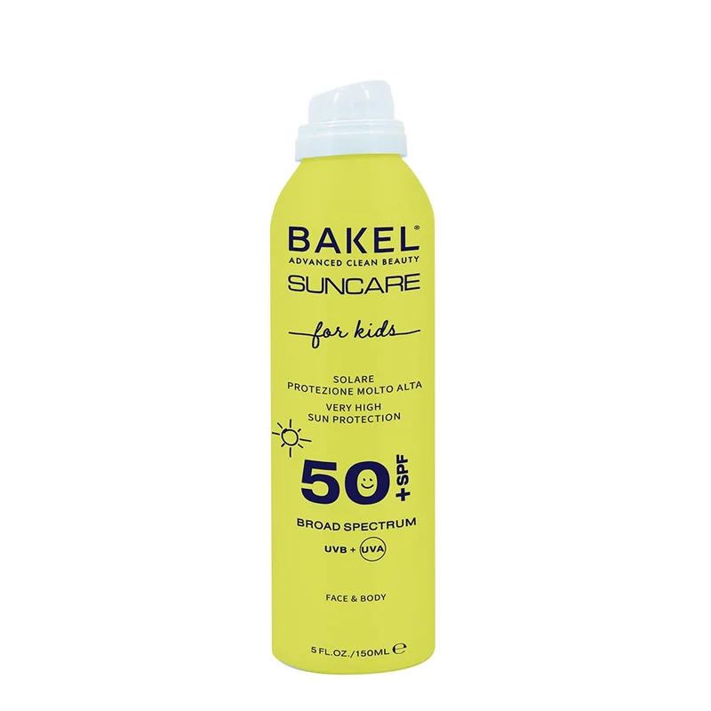 Bakel Suncare Spray Solare For Kids SPF 50+ Viso Corpo 150ml