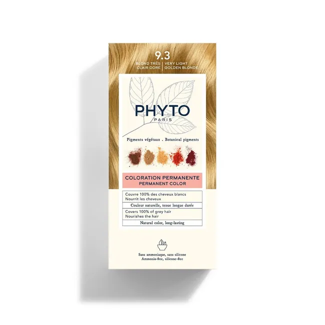 Phyto Phytocolor 9.3 Biondo Chiarissimo Dorato Colorazione Permanente Capelli