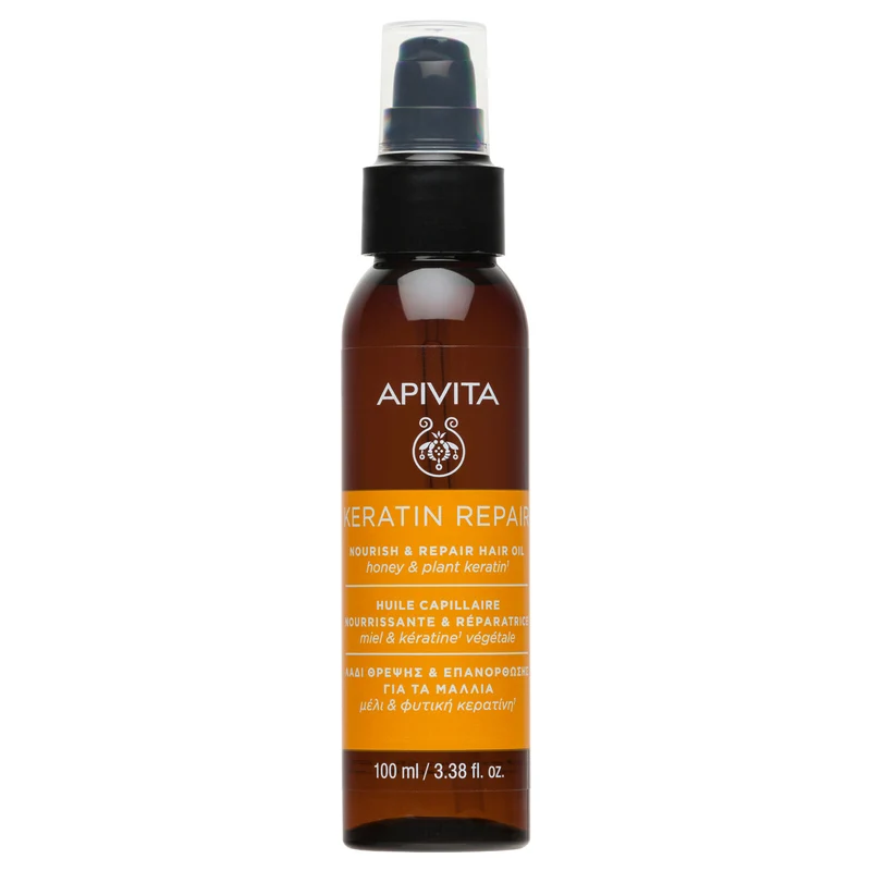 Apivita Keratin Repair Oil Olio Capelli Nutriente E Riparatore 100ml