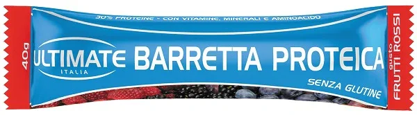 ULTIMATE ITALIA BARRETTA PROTEICA FRUTTI ROSSI 40 G
