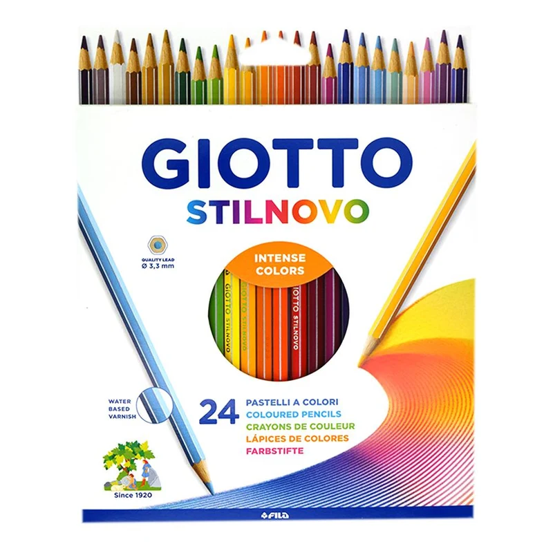 Pastello legno Giotto Stilnovo - 24 colori