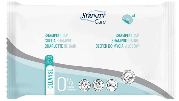 Serenity Care Cuffia Shampoo Capelli Adatta A Persone Con Ridotta Mobilità