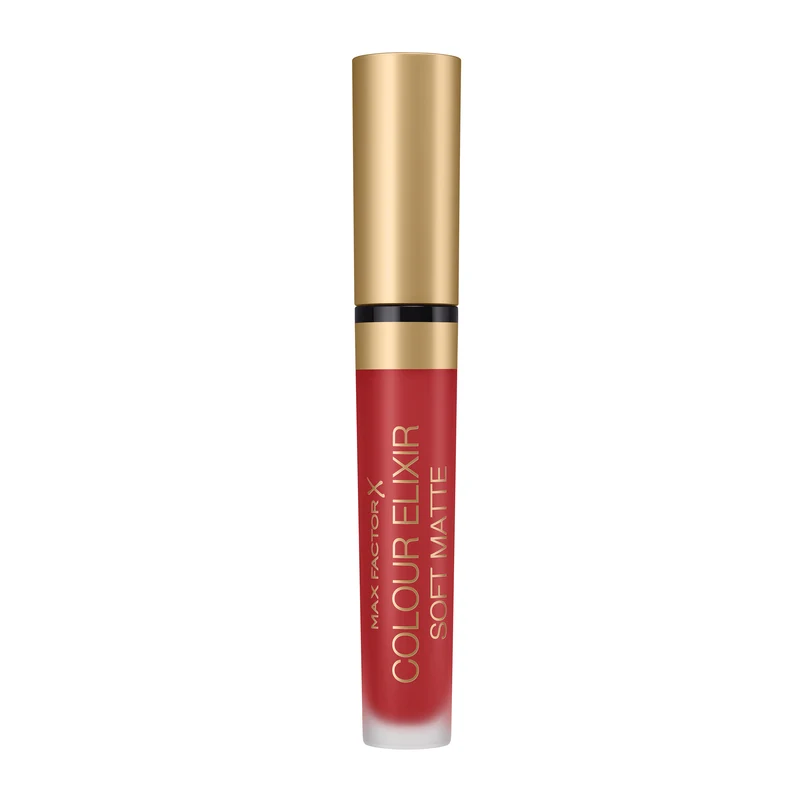 Max Factor Colour Elixir Soft Matte, Rossetto Matte Lunga Durata Idratante, 30 Crushed Ruby