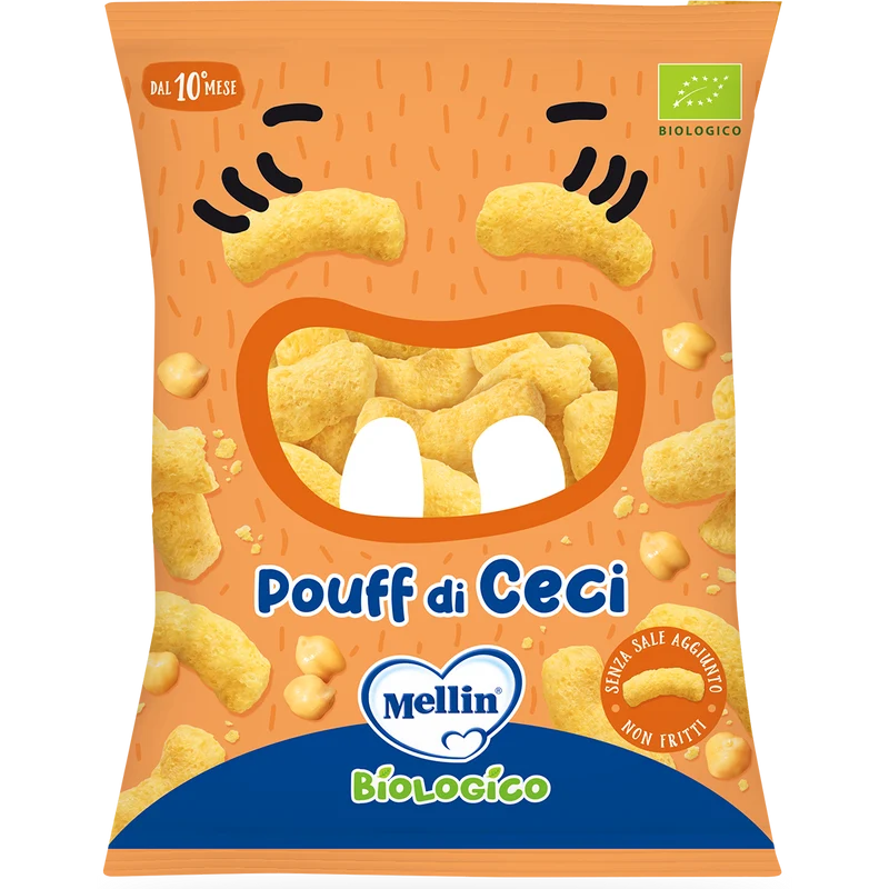 Mellin Snack Pouff Di Ceci 20g