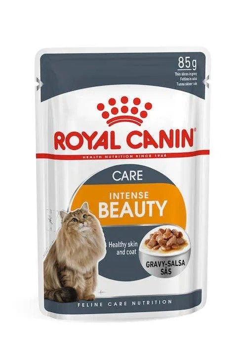 Royal Canin Hair & Skin in Salsa Alimento Umido Per Gatti Adulti Bustina 85g
