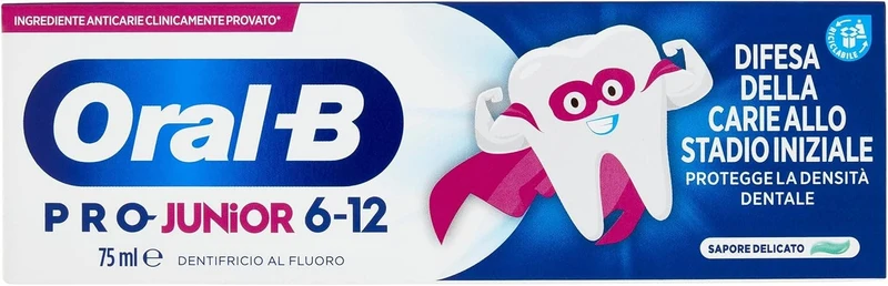 Oral-B Dentifricio Junior 6-12 Anni 75 ml