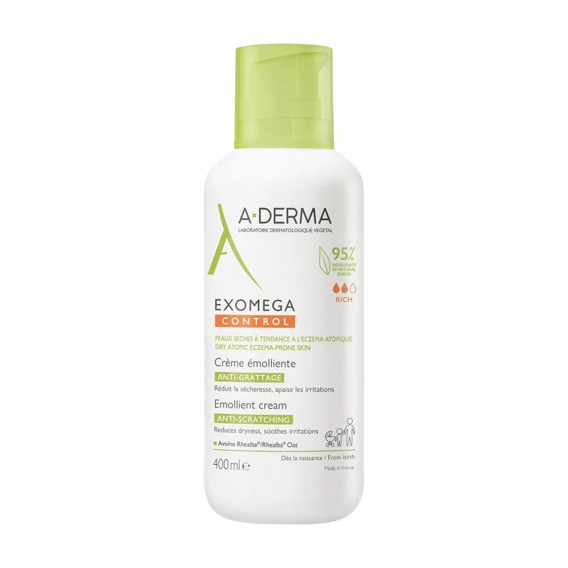 A-Derma Exomega Control Crema Emolliente Anti-Grattage 400ml