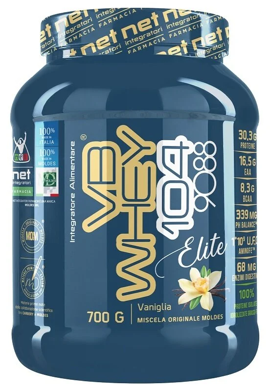 Net Integratori VB Whey Elite 104 9088 Gusto Vaniglia 700g