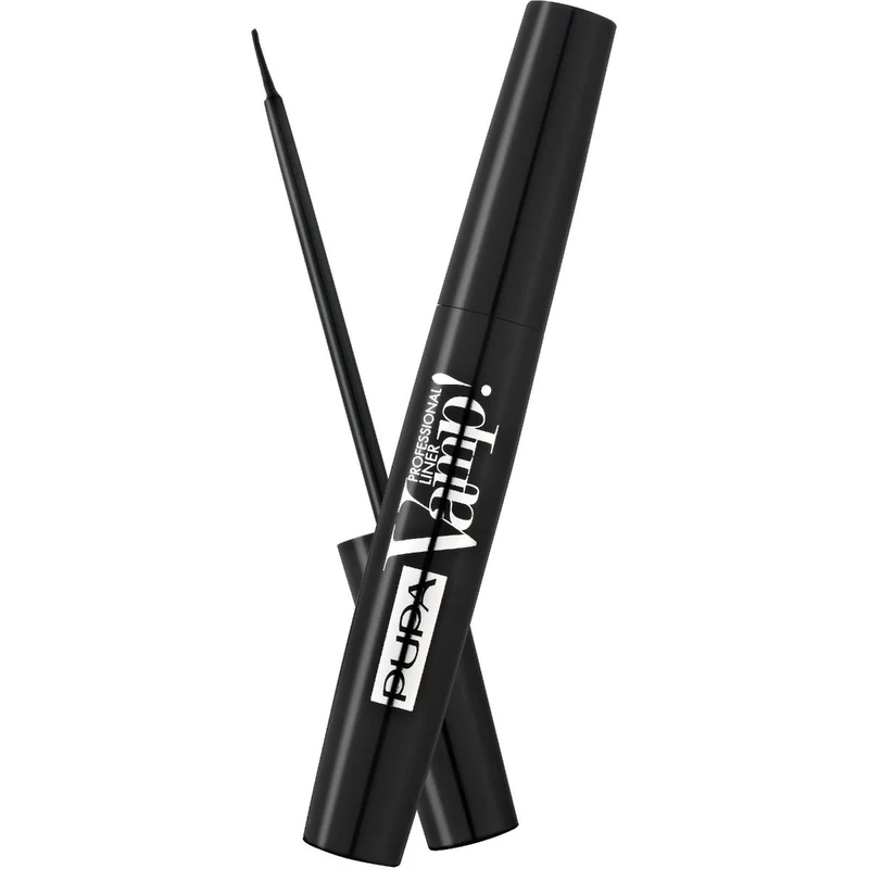 Pupa Vamp Professional Liner Eyeliner Con Pennellino 100 Extra Black 4,5 ml