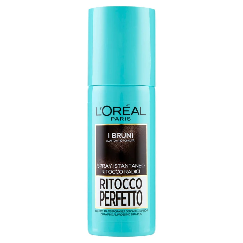 L'Oréal Paris Ritocco Perfetto Spray Istantaneo Ritocco Radici, i Bruni, 75 ml