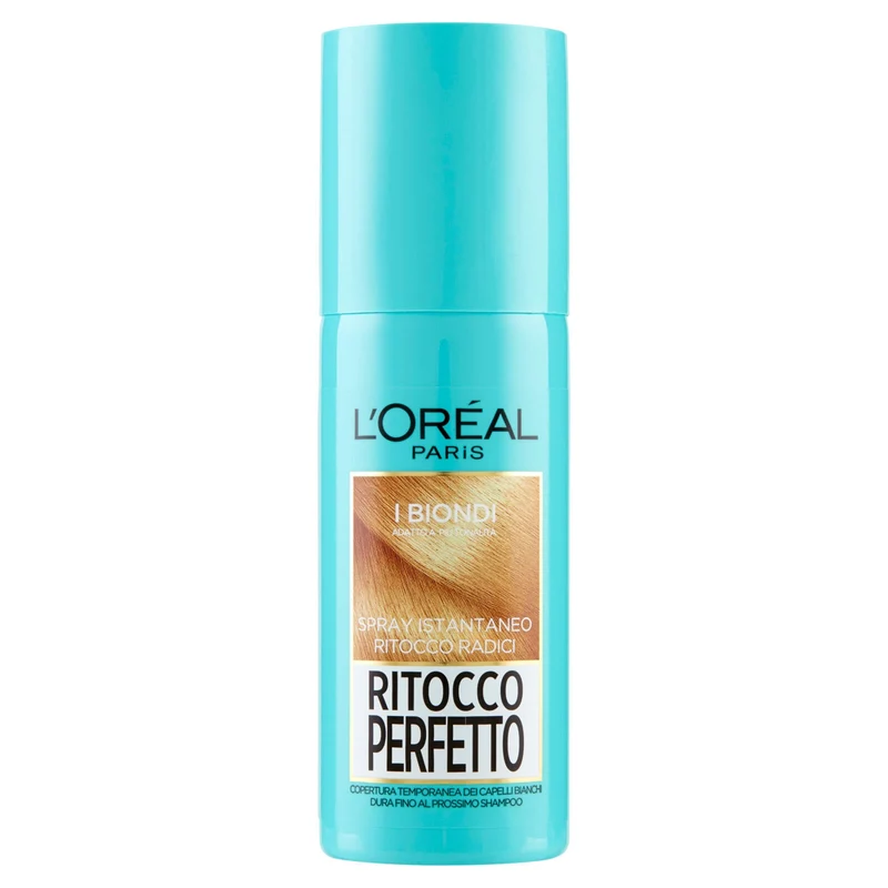 L'Oréal Paris Ritocco Perfetto Spray Istantaneo Ritocco Radici, i Biondi, 75 ml