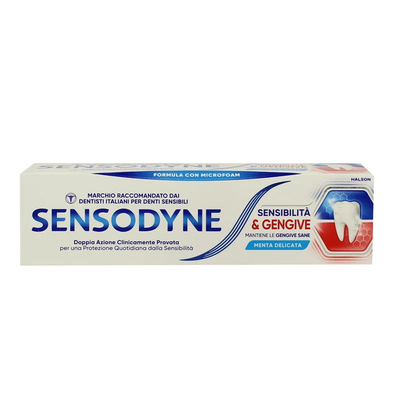 SENSODYNE - Dentifricio per Sensibilità e Gengive alla Menta Delicata - 75 ml
