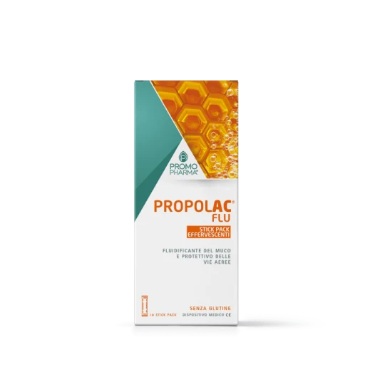 PropolAc Flu Effervescente 10 Stick Da 4 g