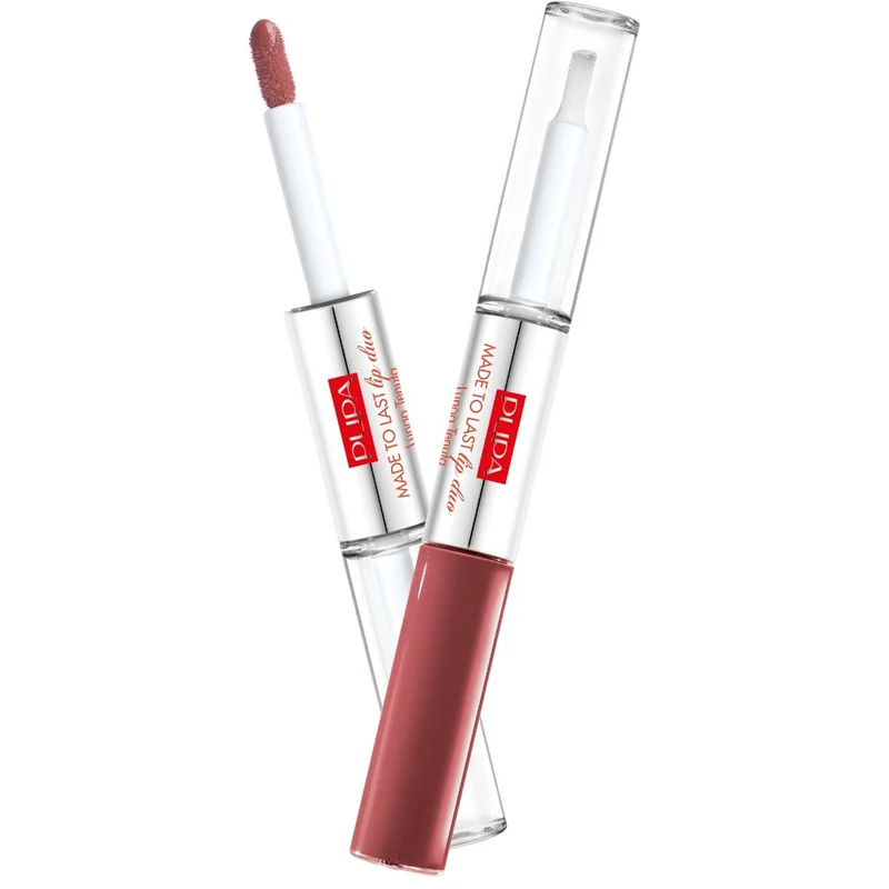 Pupa Made To Last Lip Duo Rossetto Liquido 015 Nude Set 4ml