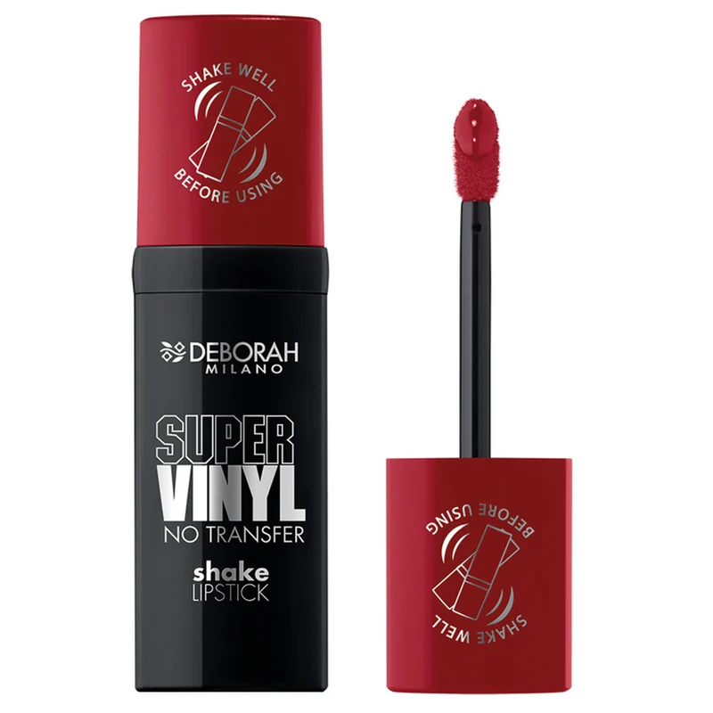 DEBORAH MILANO - Rossetto liquido Super Vinyl No Transfer N.05 Ruby Red