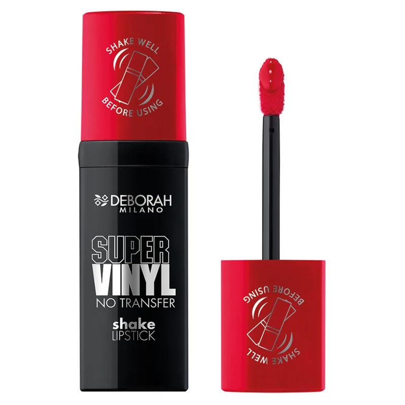 Deborah Milano - Rossetto Liquido Super Vinyl No Transfer - 04 Signature Red