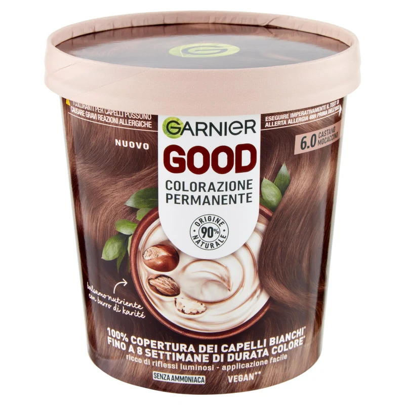 Garnier Good 6.0 Castano Mocaccino, colorazione permanente senza ammoniaca