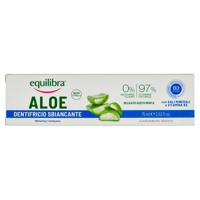 equilibra Aloe Dentifricio Sbiancante 75 ml