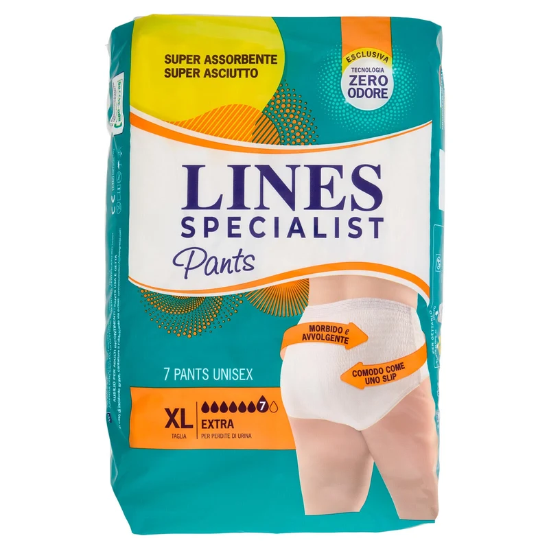 Lines Specialist Pants Unisex Extra Taglia XL 7 pz