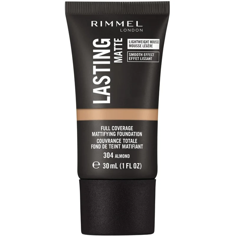 Rimmel Fondotinta Lasting Matte 304 Almond 30ml