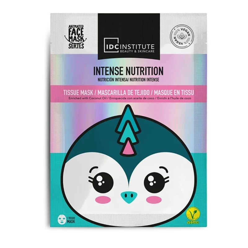 Maschera Viso in Tessuto Nutriente Pinguino