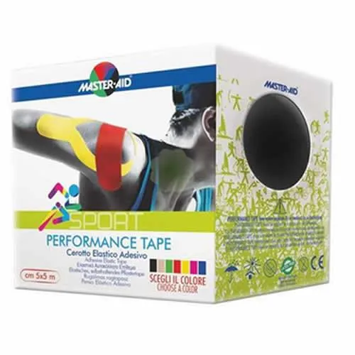 MASTER-AID SPORT PERFORM BLACK TAPING NEUROMUSCOLARE 5 X 500 CM