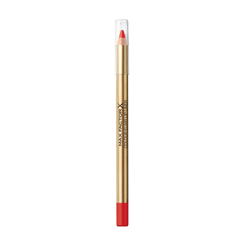Max Factor, Colour Elixir Lip Liner, Matita Labbra Lunga Durata, Colore Intenso, 60 Red Ruby