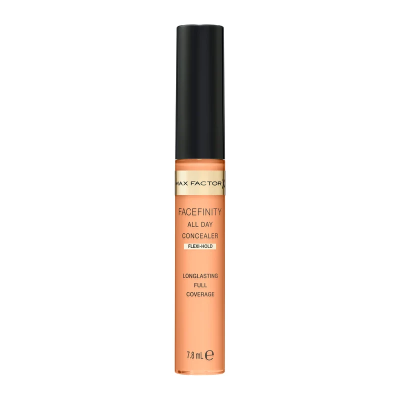 Max Factor Correttore Liquido Facefinity All Day Flawless Concealer, Formula Illuminante a Lunga Durata e Coprenza Modulabile, Tonalità 50, 7,8 ml