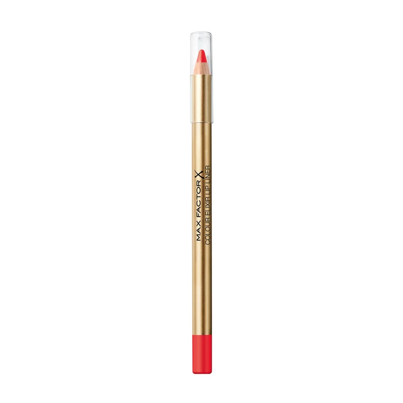 Max Factor, Colour Elixir Lip Liner, Matita Labbra Lunga Durata, Colore Intenso, 55 Red Poppy