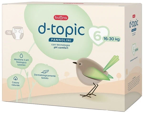 D-topic Pannolini Taglia 6 16 Pezzi