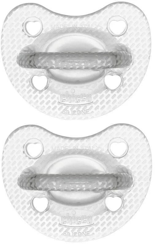 Chicco Gommotto Silicone Crystal 2-6 Mesi 2 Pezzi