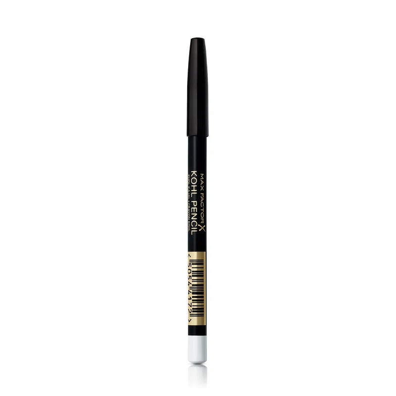 Max Factor - Matita Occhi Kohl Eyeliner Pencil - Kajal con Texture Ultra Morbida - 010 White - 1,2 g