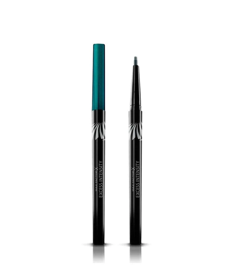 Max Factor - Matita Occhi Automatica Excess Intensity Longwear - Eyeliner Waterproof Tratto Preciso - 7 Jade - 2 g