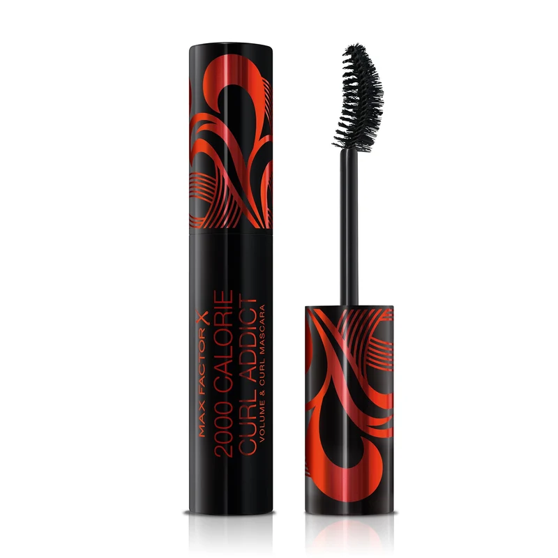 Max Factor - Mascara Incurvante 2000 Calorie Curl Addict - Formula per Occhi Sensibili - Black / Nero - 9 ml
