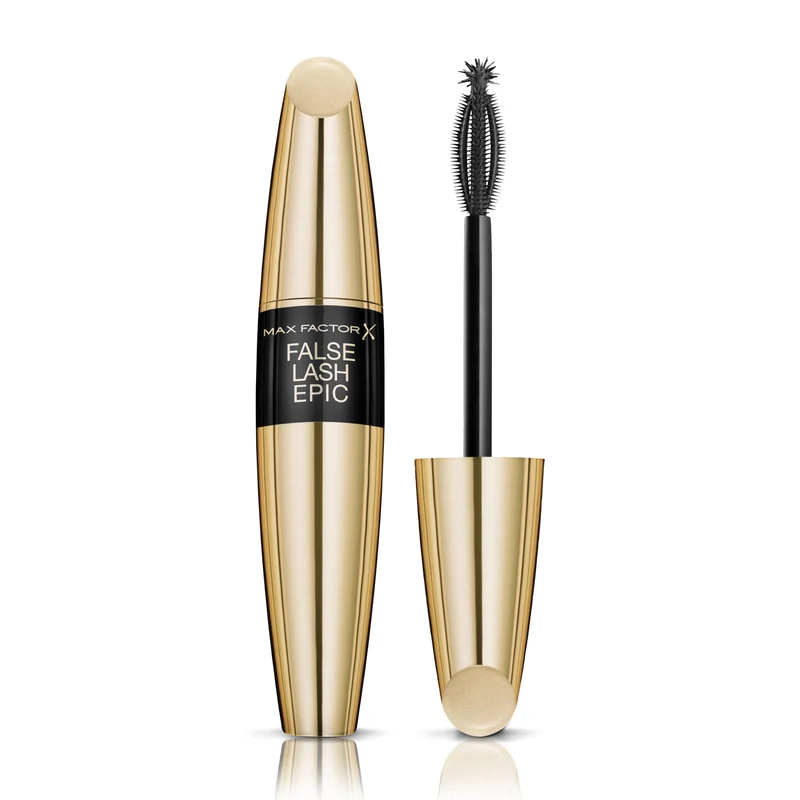 Max Factor - Mascara False Lash Epic Effetto Ciglia a ventaglio - Speciale applicatore Volumizzante e Allungante - Black / Nero - 13 ml