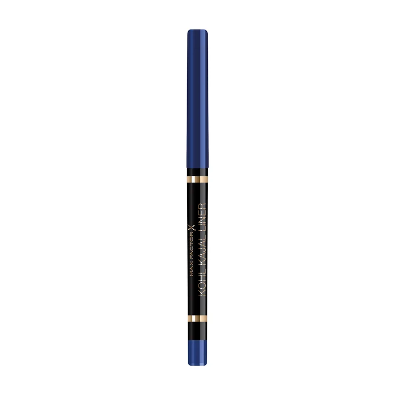 Max Factor - Matita Occhi Waterproof Masterpiece Kohl Kajal con Punta Automatica e Texture Ultra Morbida - 002 Azure - 0,35 g
