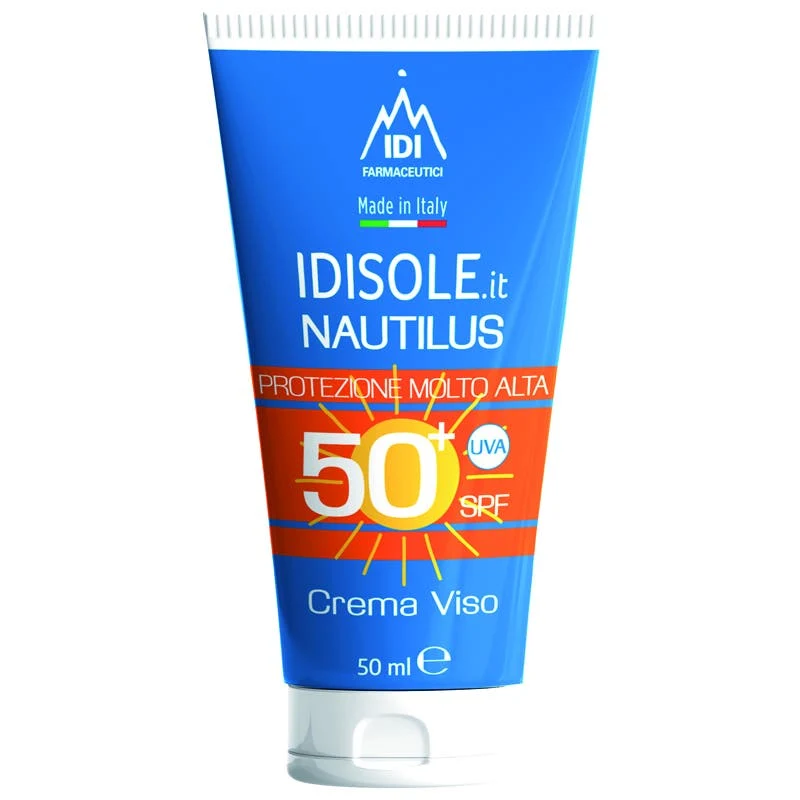 Idisole-IT Nautilus Protezione Solare Molto Alta SPF 50+ Crema Viso 50ml