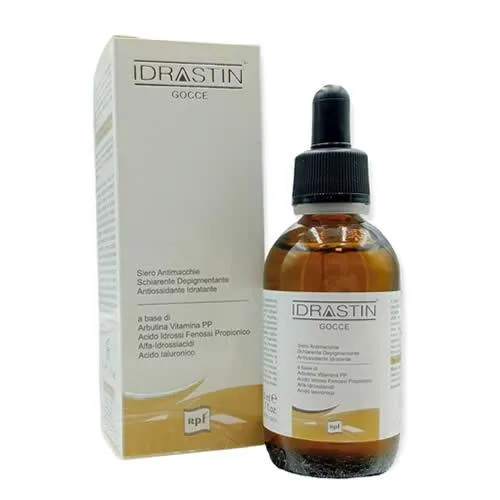 IDRASTIN GOCCE SIERO ANTIMACCHIE SCHIARENTE DEPIGMENTANTE ANTIOSSIDANTE IDRATANTE 50 ML
