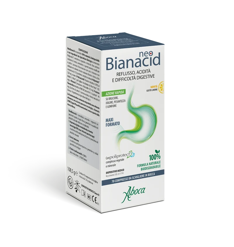 Aboca Neobianacid 70 Compresse Limone