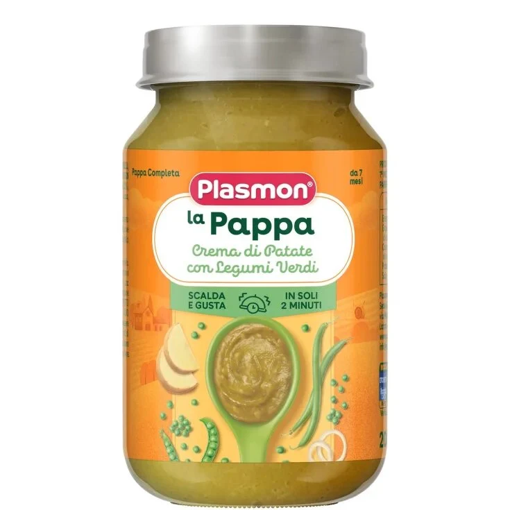Plasmon La Pappa Crema Di Patate Con Legumi Verdi 200g 7Mesi+