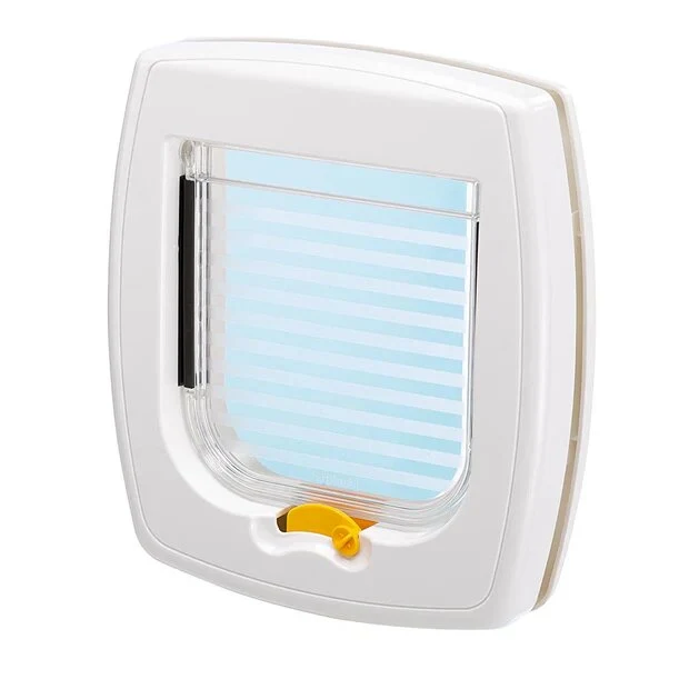 Ferplast Swing 1 Portina Per Gatti E Piccoli Cani Con Chiusura A 2 Vie Colore Bianco