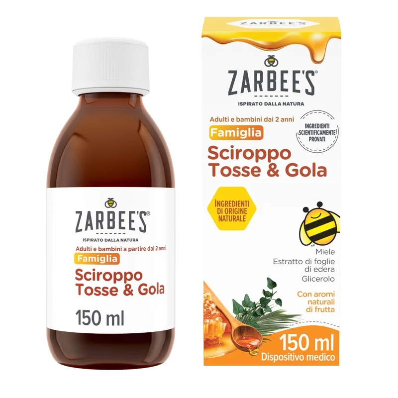 Zarbee's Tosse Gola Sciroppo 150 ml